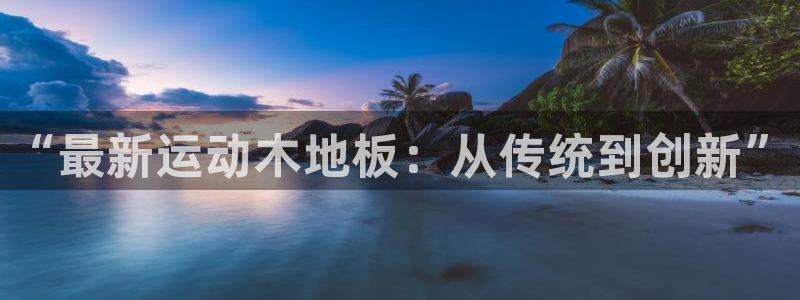 k1体育链接：“最新运动木地板：从传统到创新”